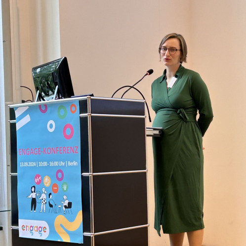 Dr. Kathleen Pauleweit bei der Konferenz