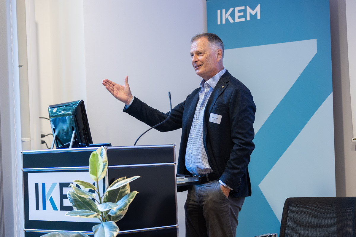 Prof. Dr. Michael Rodi bei der IKEM-Jahrestagung