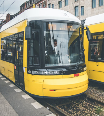 Photo of BVG trams. Credit: Adobe Stock